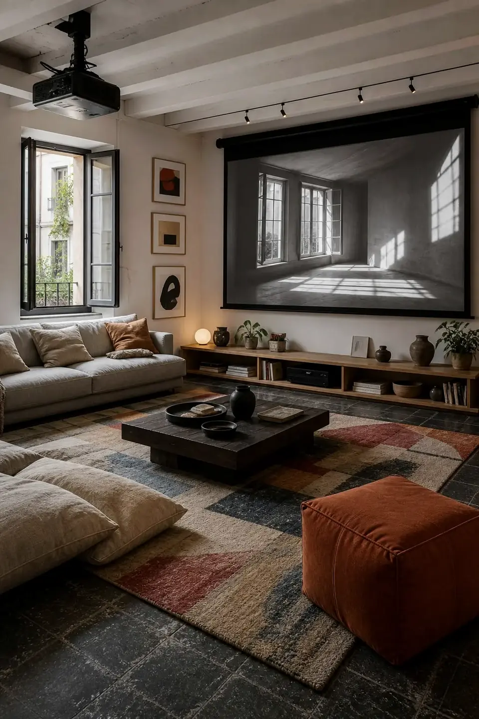 Salle de home cinéma
